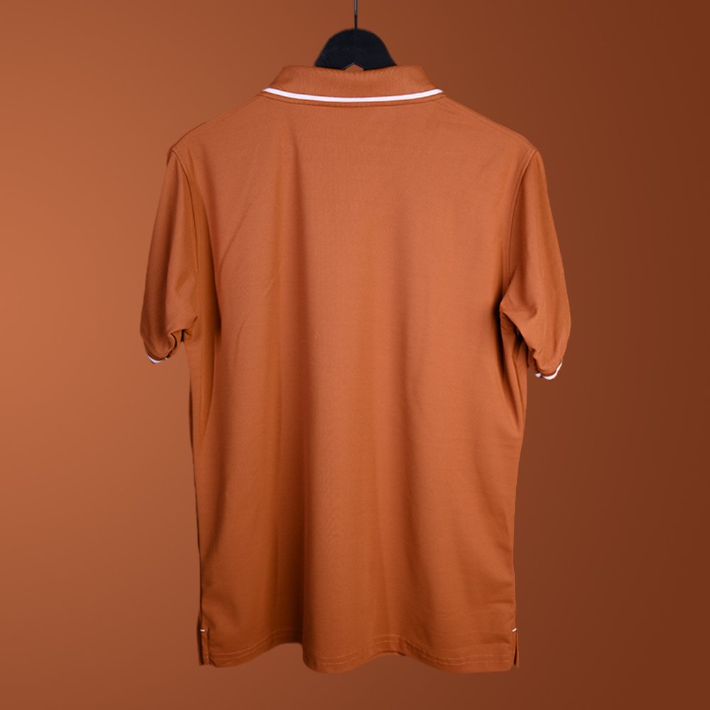 SD18 ORANGE BASIC POLO T-SHIRT