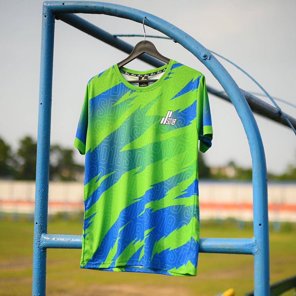 SD18 GREEN FOOTBALL JERSEY