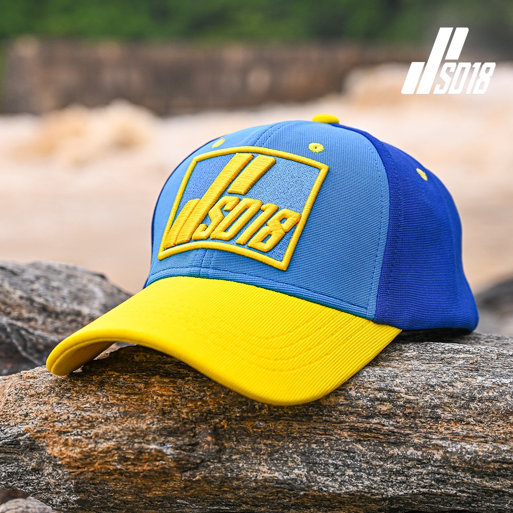 SD18 Yellow & Blue Premium Cap