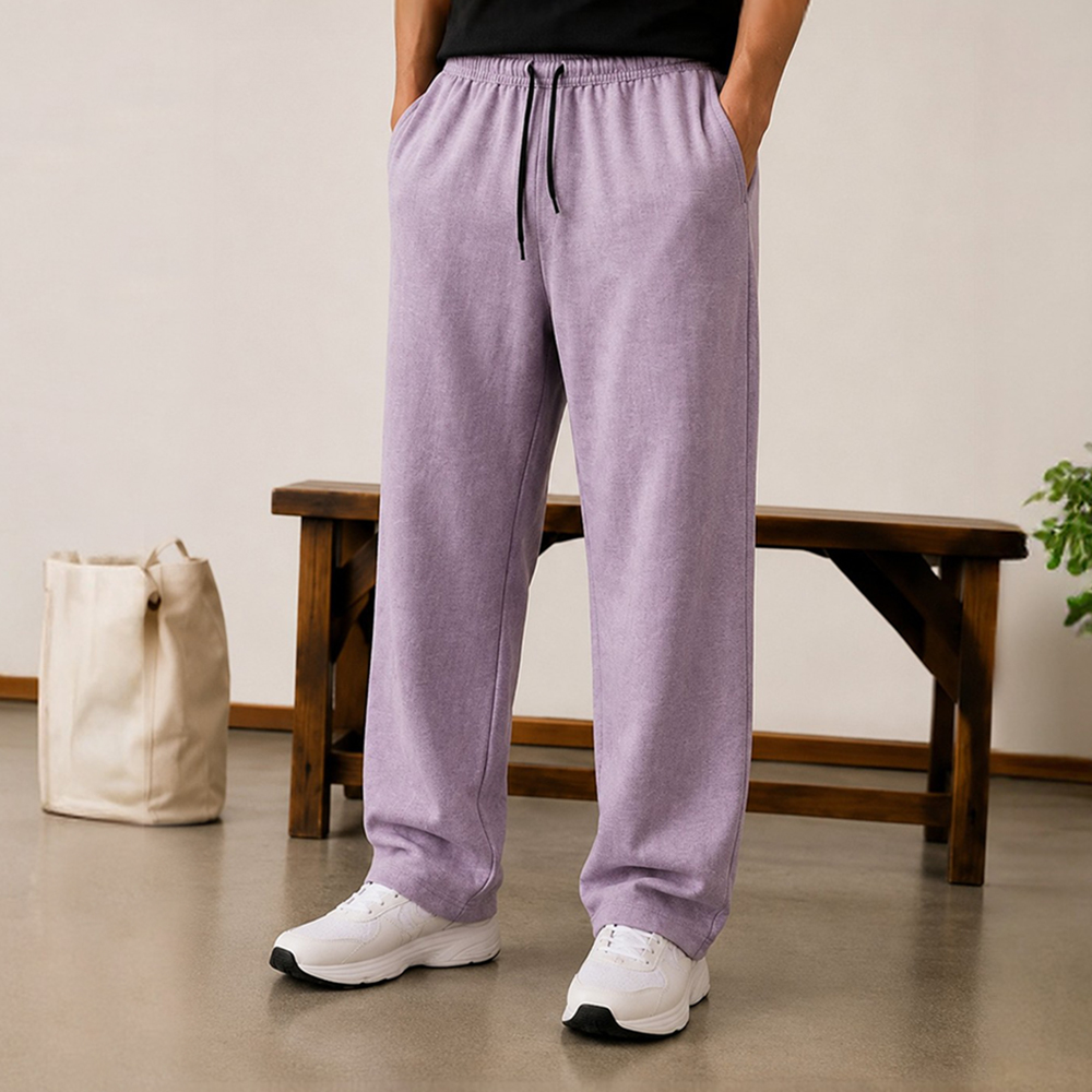 Linen Lower Light purple