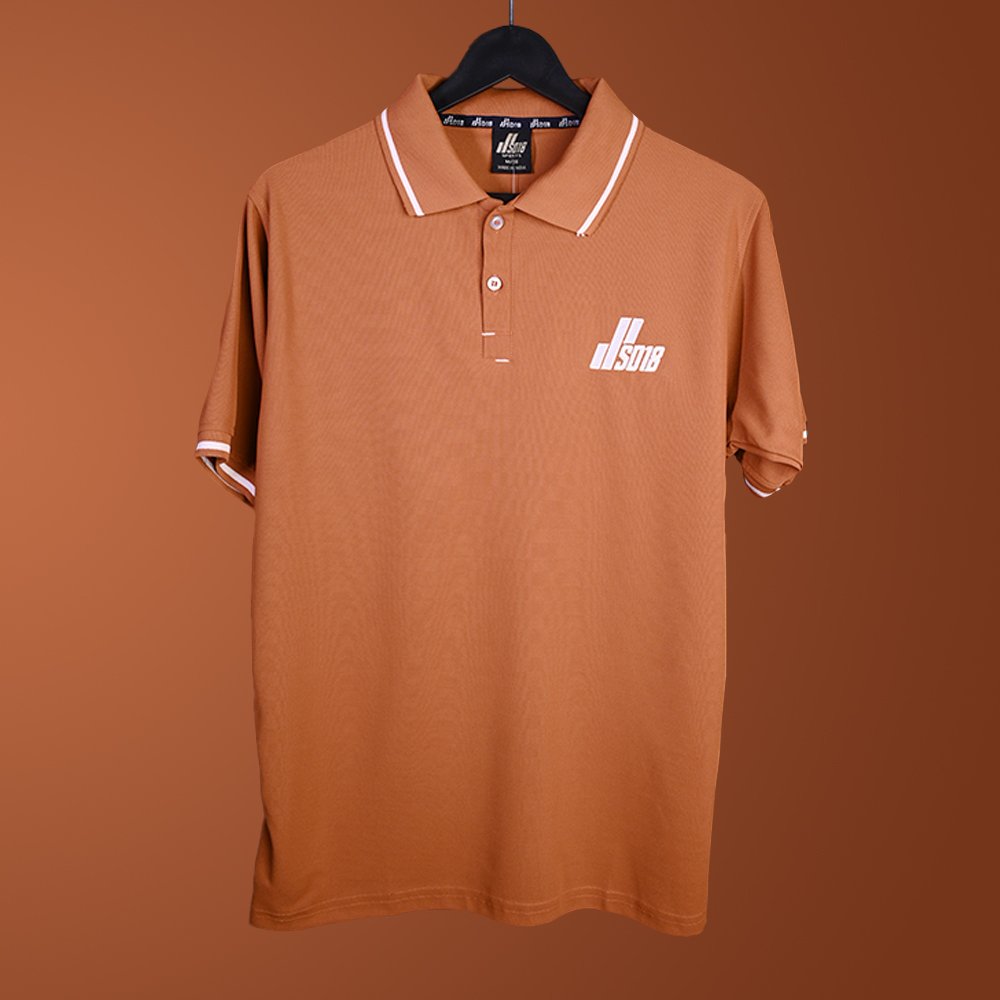 SD18 ORANGE BASIC POLO T-SHIRT