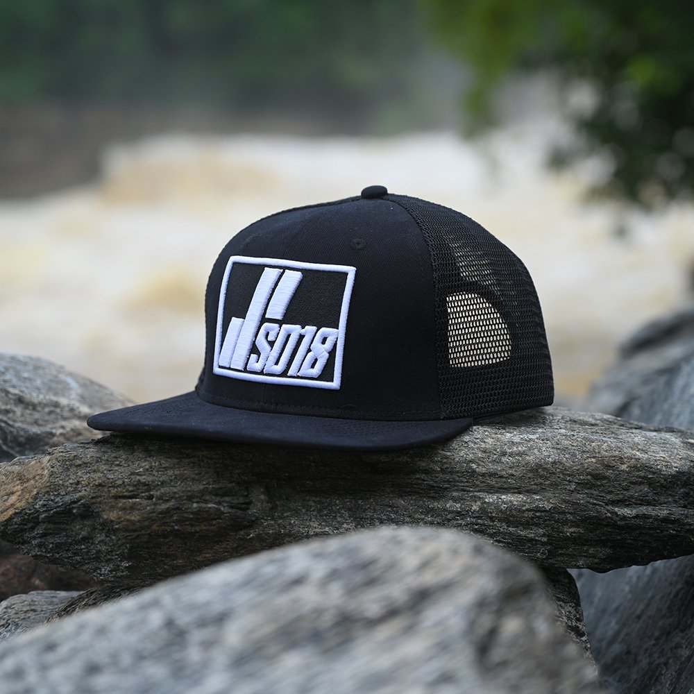 SD18 Black Hip Hop Cap