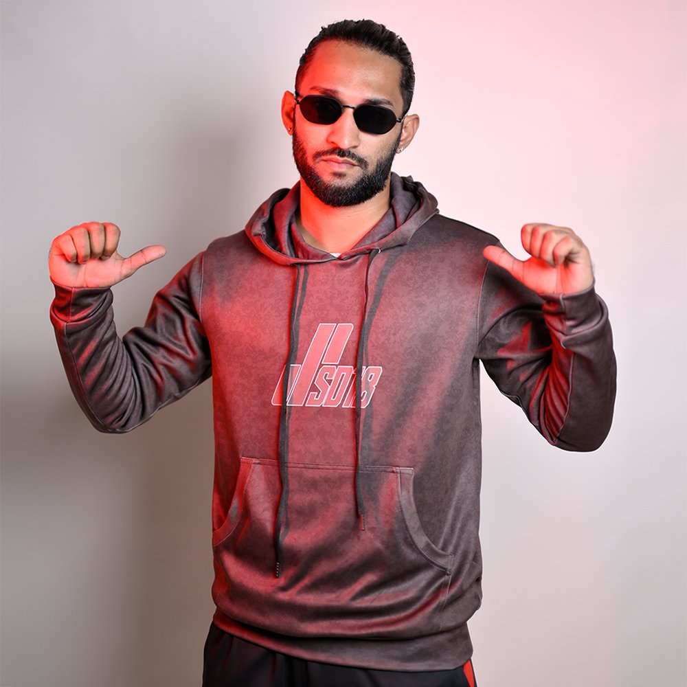 BURGUNDY FLEECE HOODIE