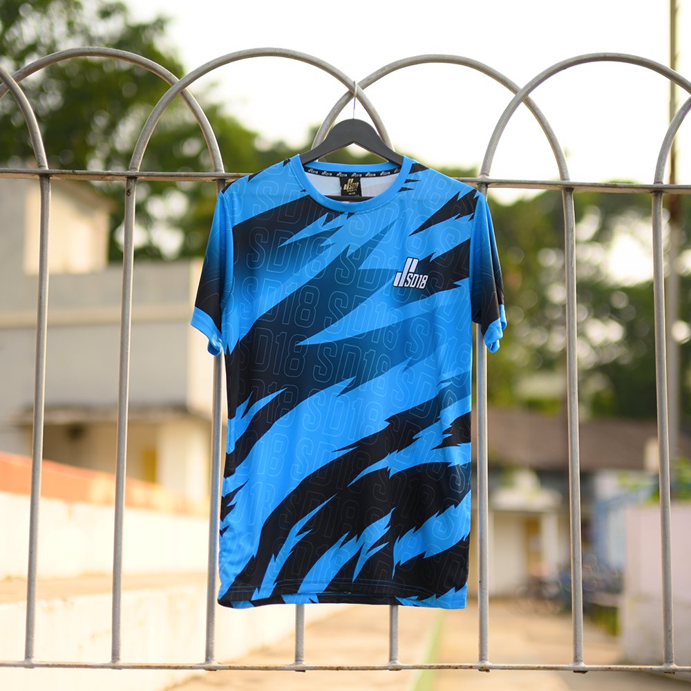 SD18 BLUE FOOTBALL JERSEY