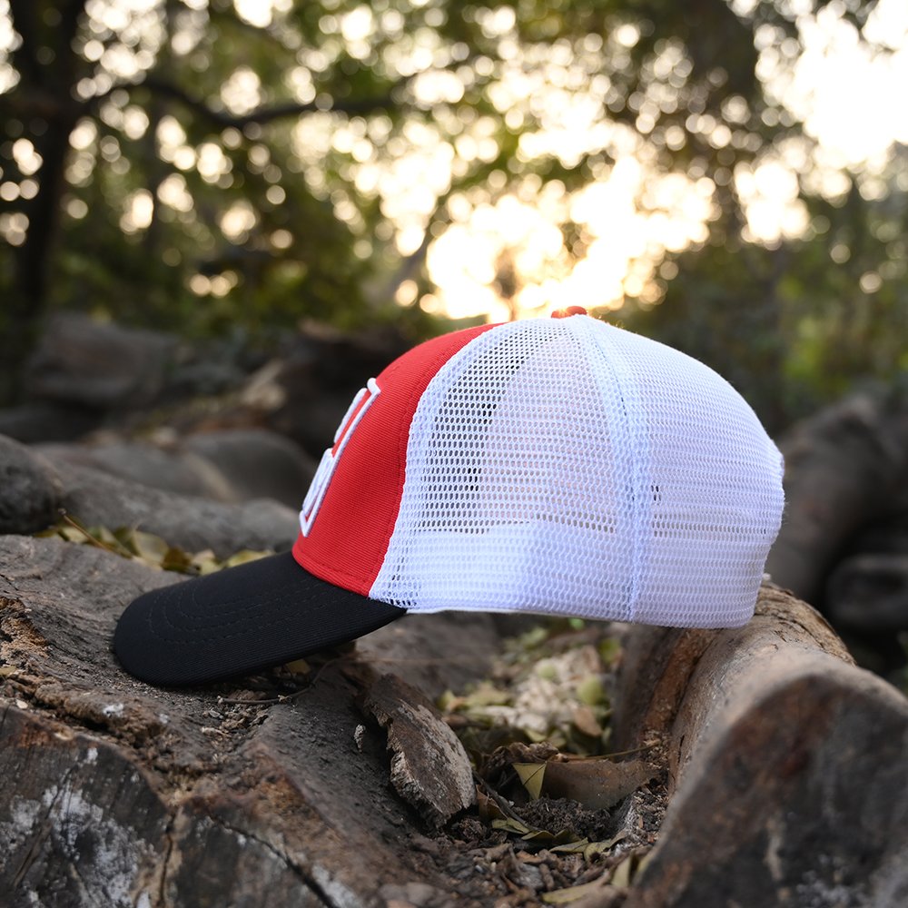 PREMIUM RED/WHITE/BLACK CAP 12498
