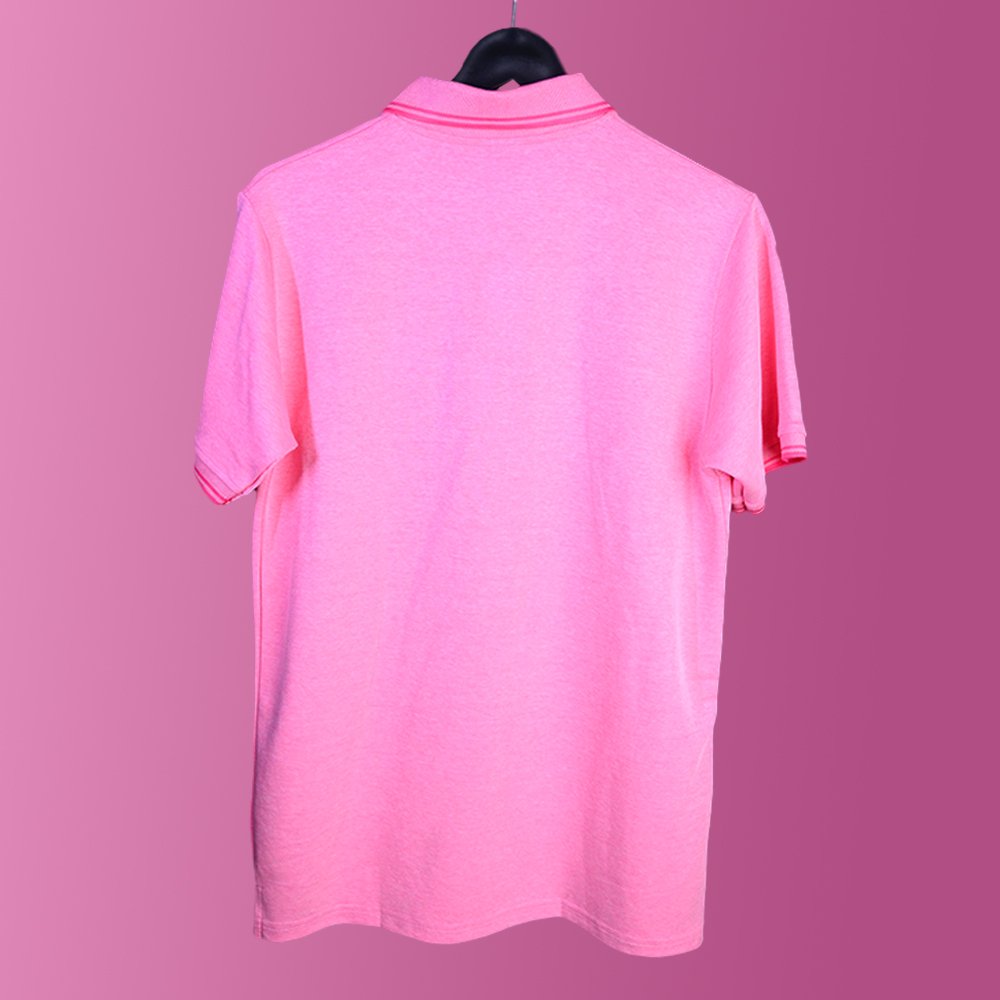 SD18 PINK PREMIUM POLO T-SHIRT