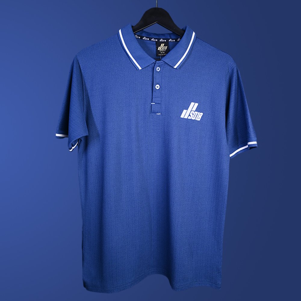 SD18 BLUE CLASSIC POLO T-SHIRT