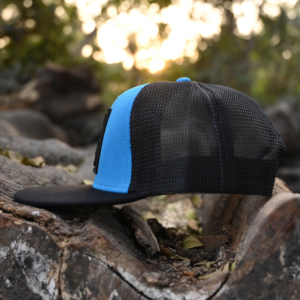 BLACK/BLUE Hip Hop Cap 12672