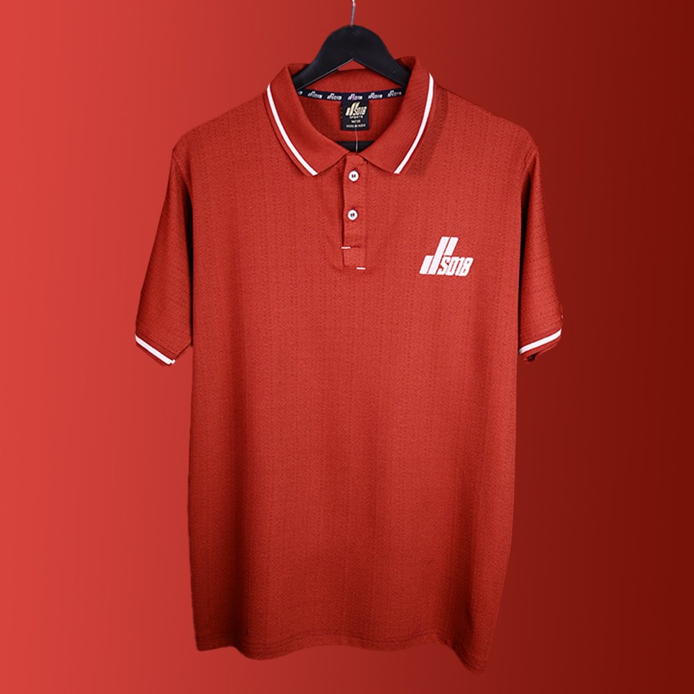 SD18 MARRON CLASSIC POLO T-SHIRT