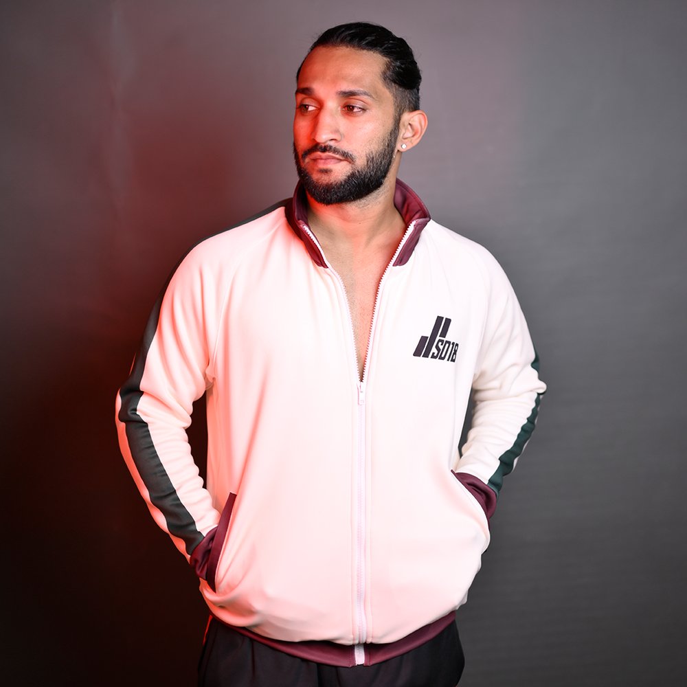 OFF WHITE FLEECE JACKET