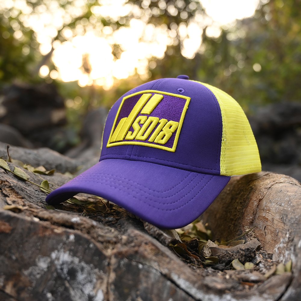 PREMIUM PURPLE/YELLOW CAP 12499