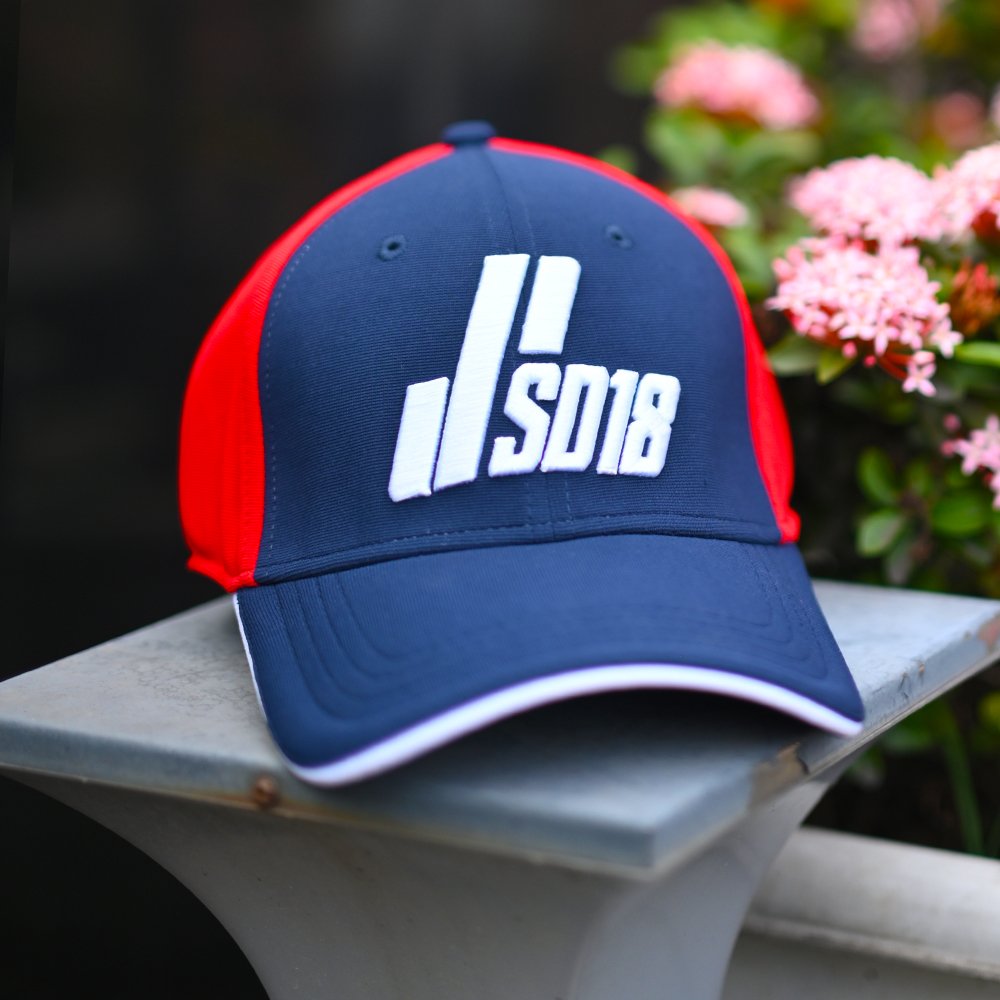 PREMIUM NAVY BLUE/RED CAP 11615