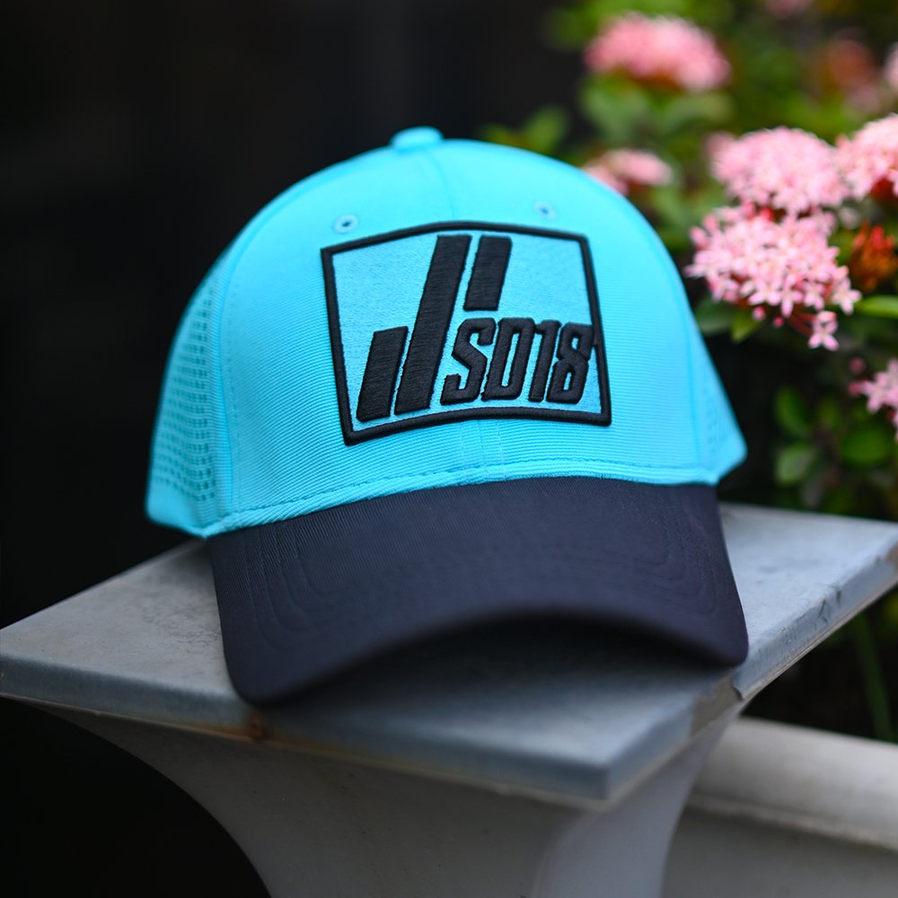 PREMIUM SKY BLUE/BLACK CAP 11610