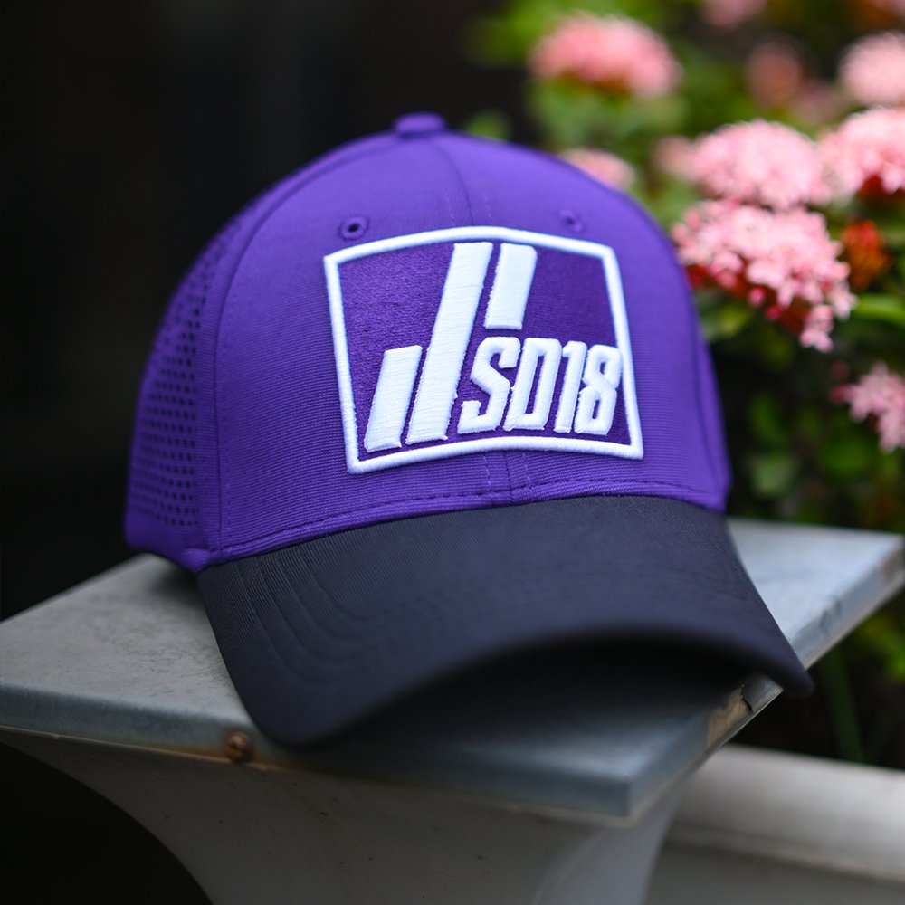 PREMIUM PURPLE/BLACK CAP 11611